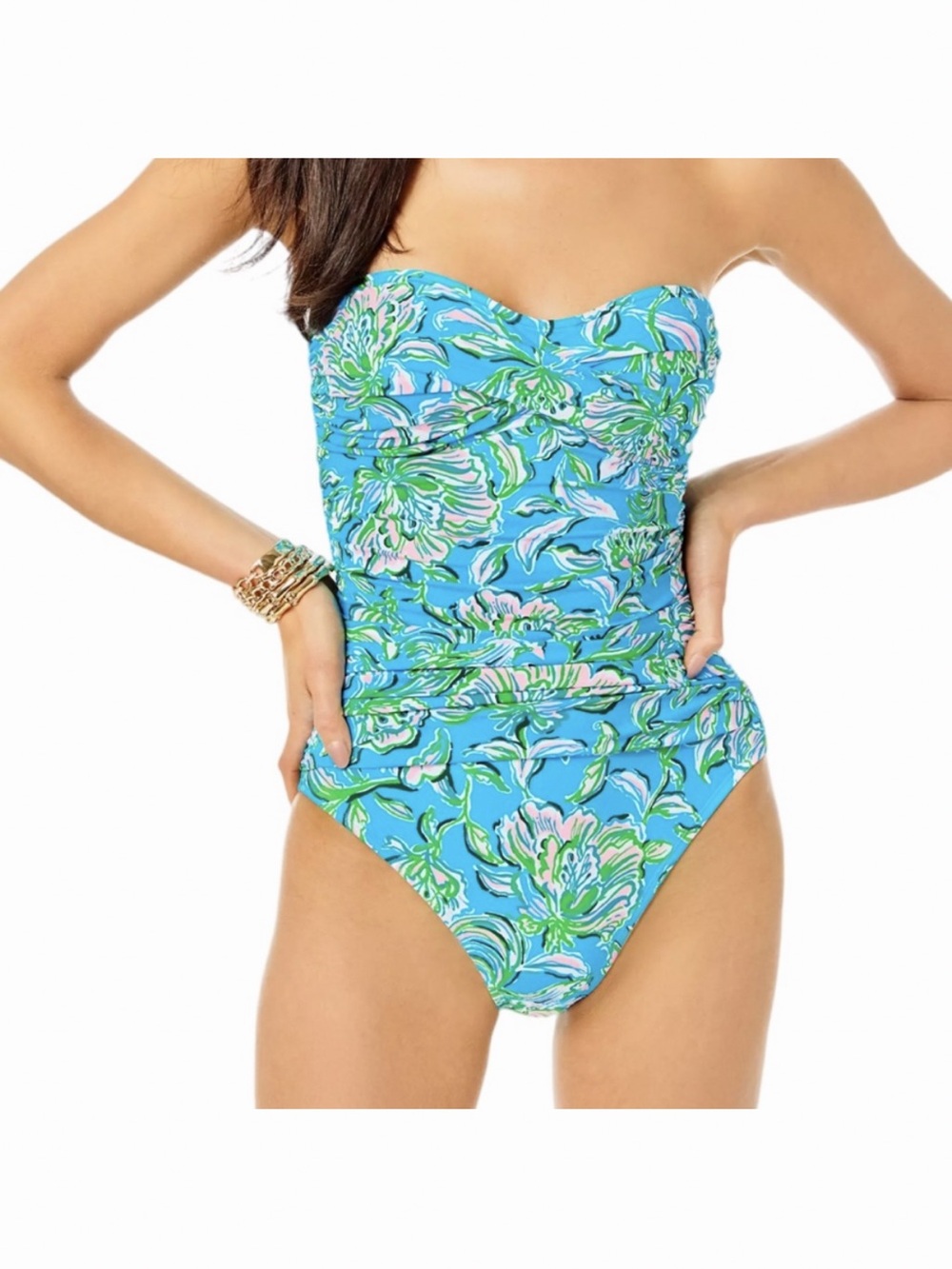 Lilly Pulitzer Flamenco Floral One-Piece Swimsuit
